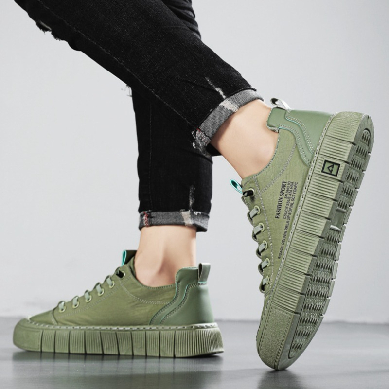 Men'S Shoes Casual Sneakers - Men's Chunky Sole Low Top Canvas