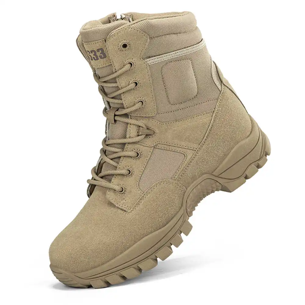 Men Shoes On Clearance - Nonslip Genuine Leather Hiking Boots Designer