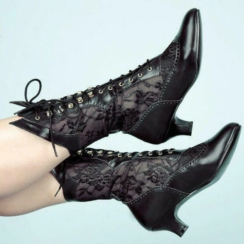Men'S Shoes Louis Vuitton - Vintage Women's Ankle Boots Victorian Pointed