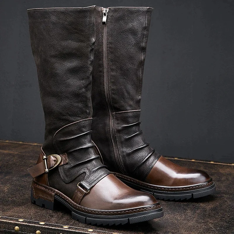 Men'S Shoes Louis Vuitton - Men's Medieval Retro PU Leather Shoes