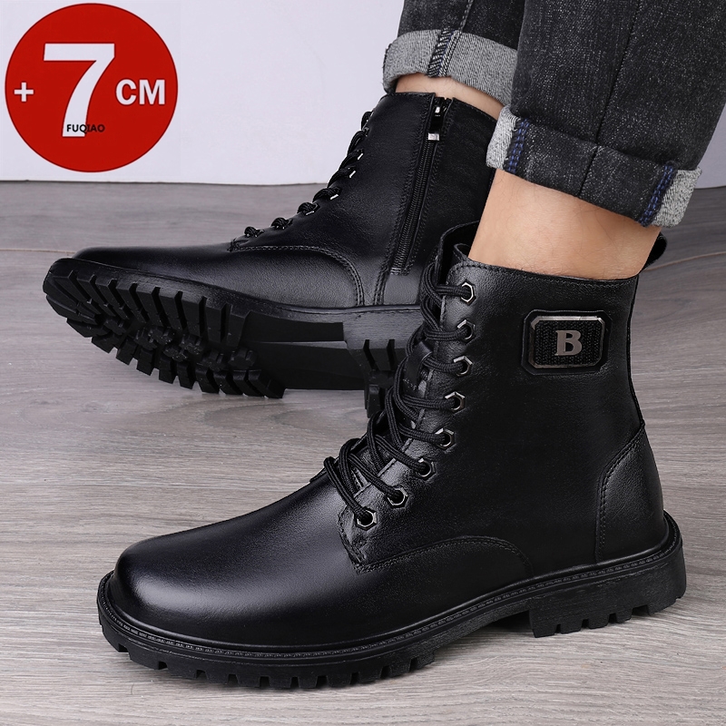 Men's Genuine Leather Elevator - огляд і ціна Men Shoes Everyday