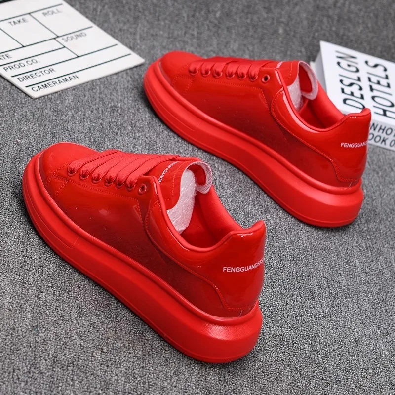 2025 Lacquered White Casual Sh - огляд і ціна Men'S Shoes Casual Sneakers