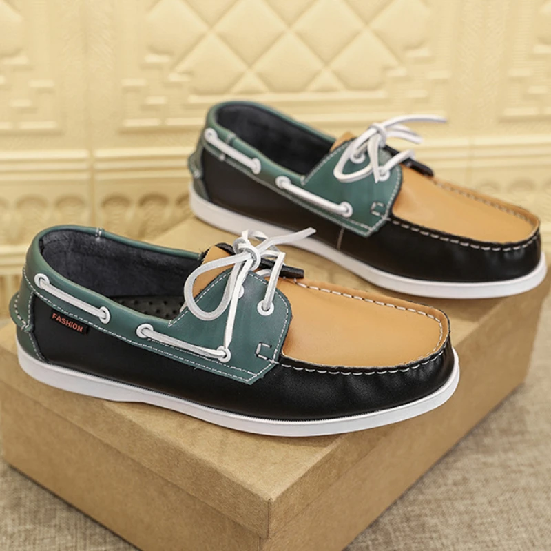 Genuine Leather Loafers Luxury - огляд і ціна Boat Shoe Leather