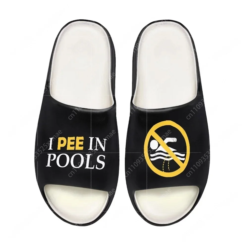 I Pee in Pools Soft Sole Sllip - огляд і ціна Men Shoes Office