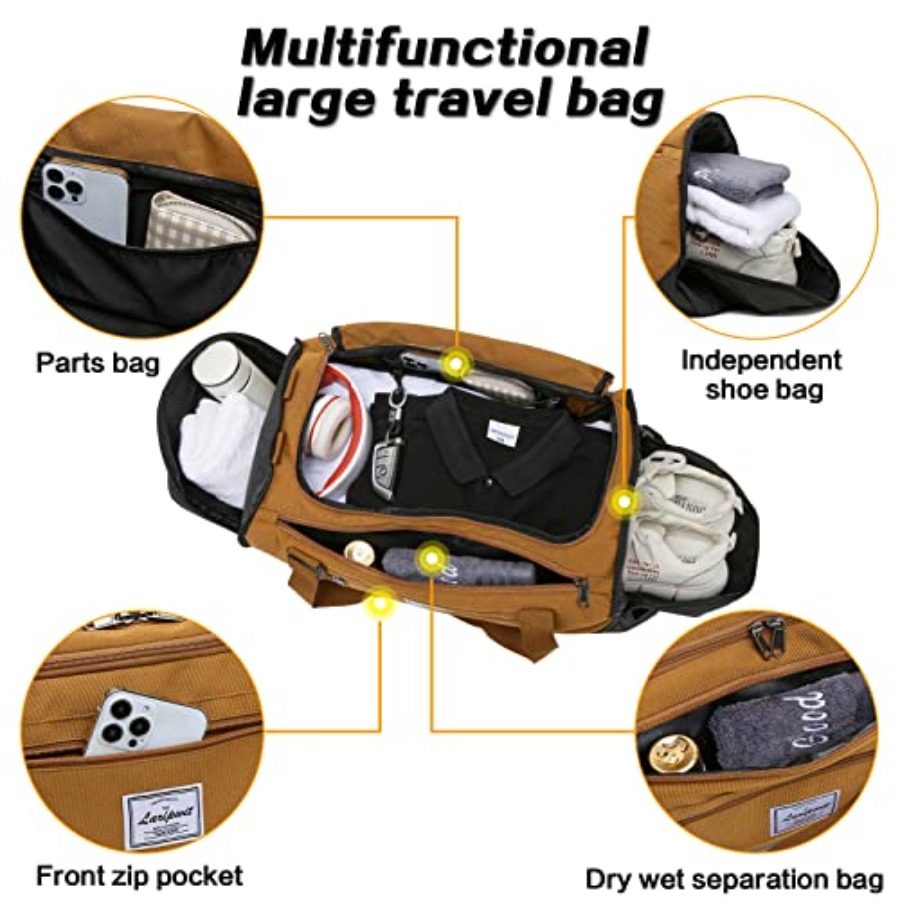 Travel Duffle Bag for men 40L  - огляд і ціна Men'S Shoes For Gym