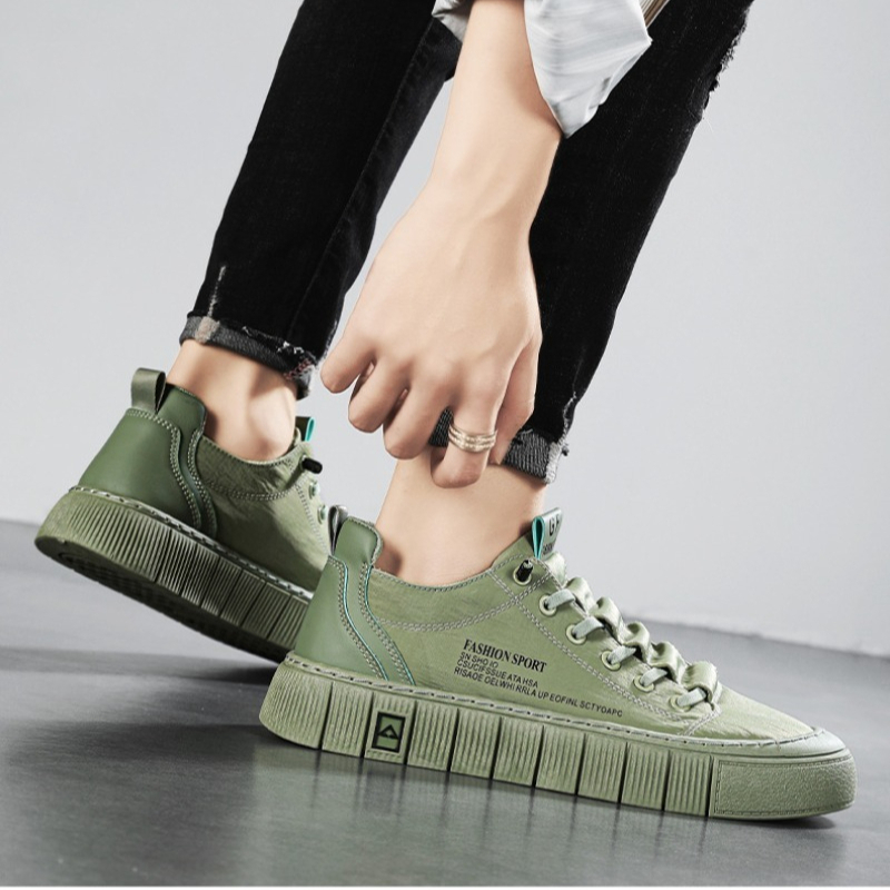 Men's Chunky Sole Low Top Canv - огляд і ціна Men'S Shoes Casual Sneakers