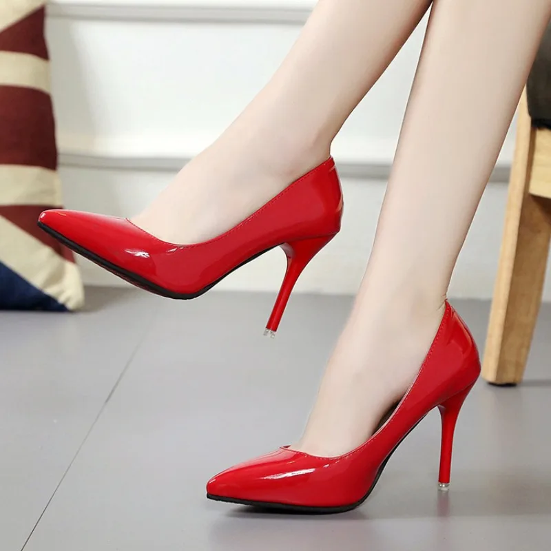 Pointed Toe Pumps Patent Leath - огляд і ціна Boat Shoe Leather