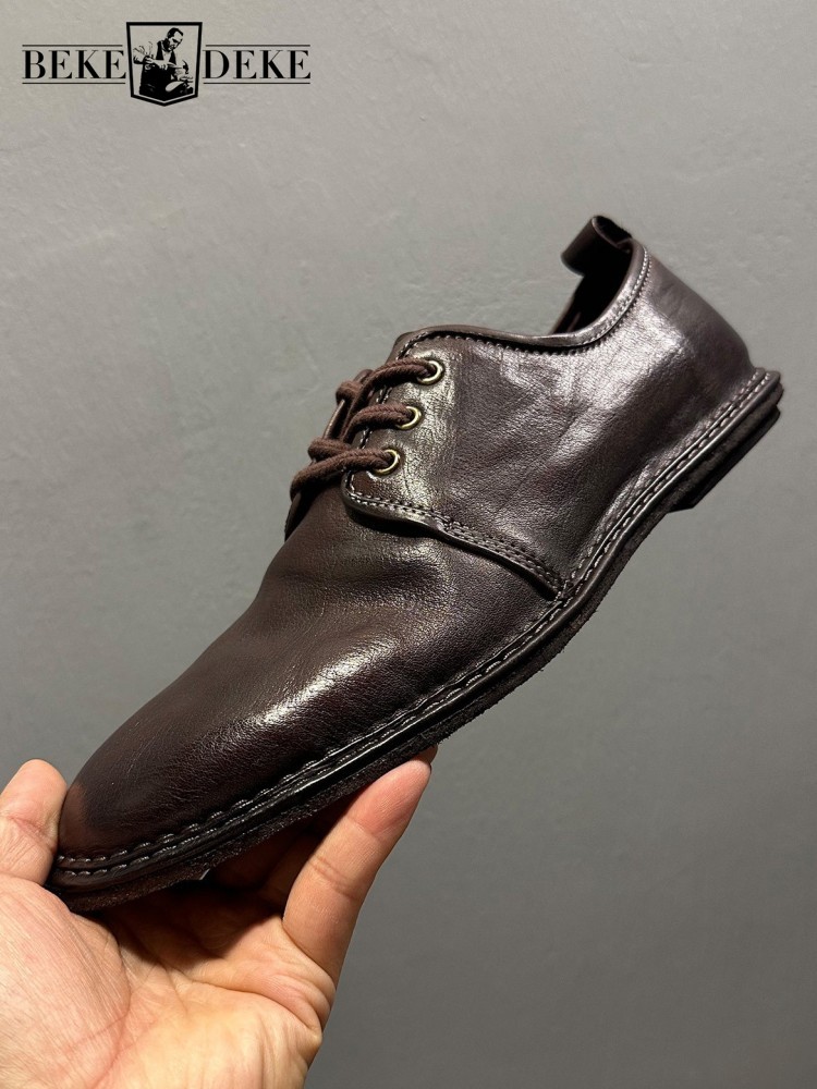 Vintage Mens Genuine Leather S - огляд і ціна Men Shoes Office