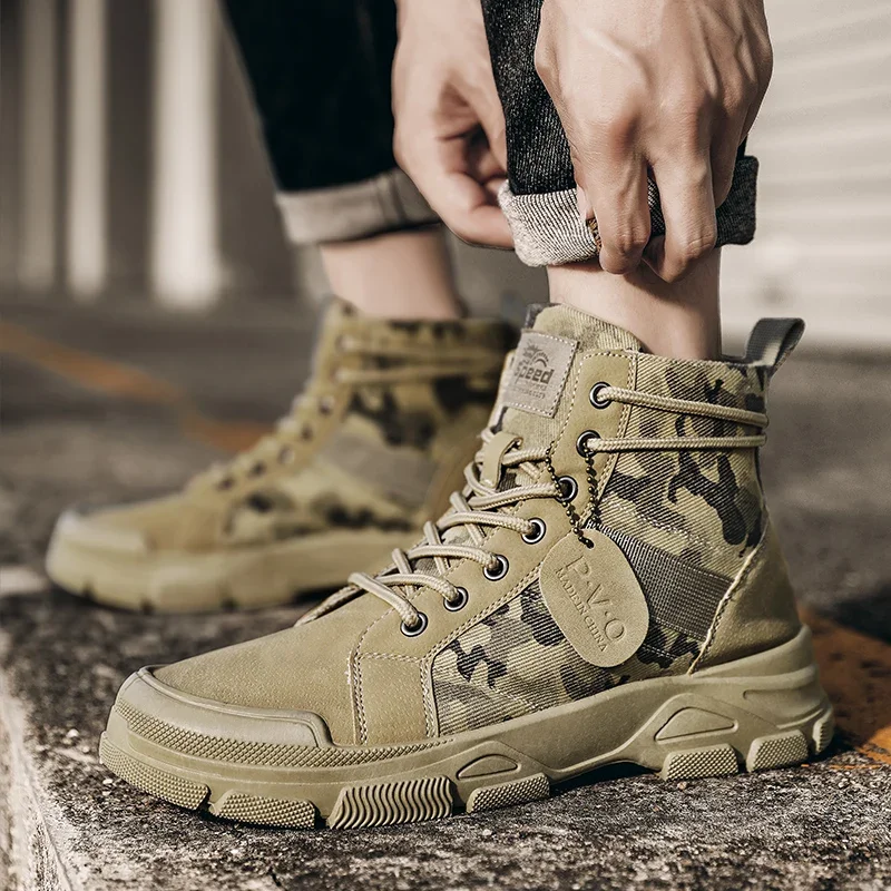 High-Top Boots for Men Autumn  - огляд і ціна Men Shoes Office