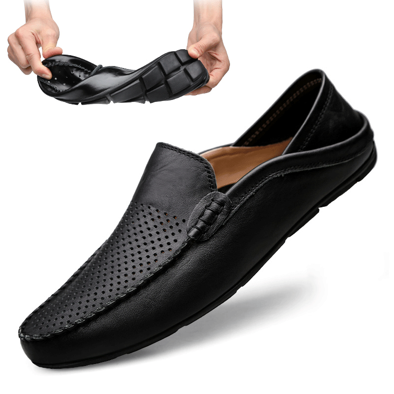 Summer Men Casual Shoes Leathe - огляд і ціна Boat Shoe Leather