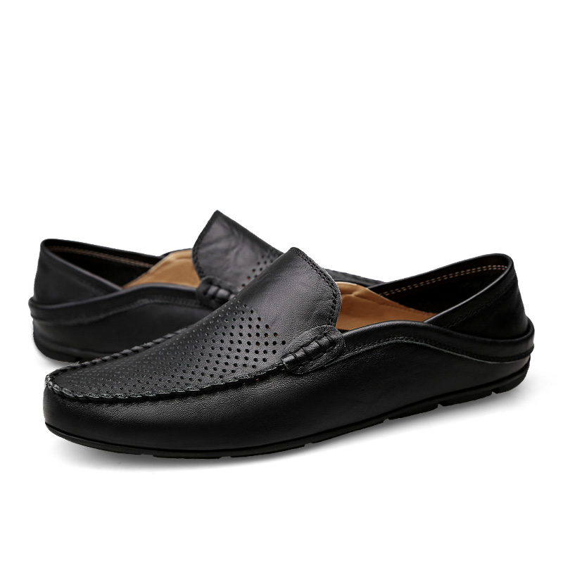 Summer Men Casual Shoes Leathe - огляд і ціна Boat Shoe Leather