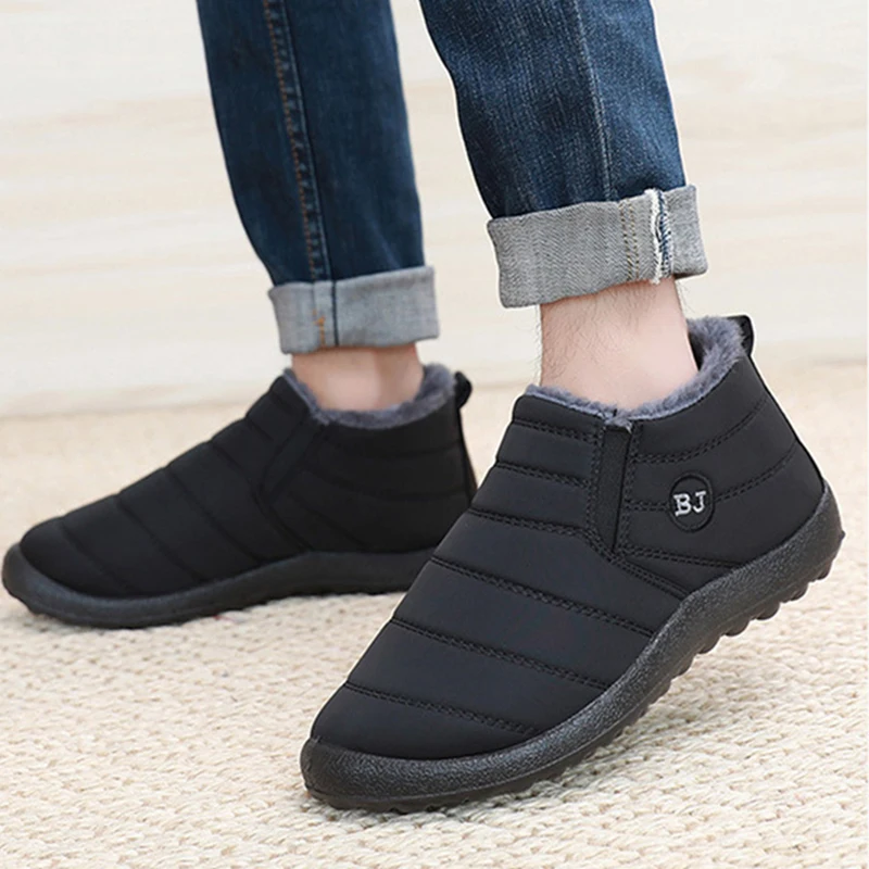 Fashion Men's Snow Boots Ankle - огляд і ціна Men Shoes Office