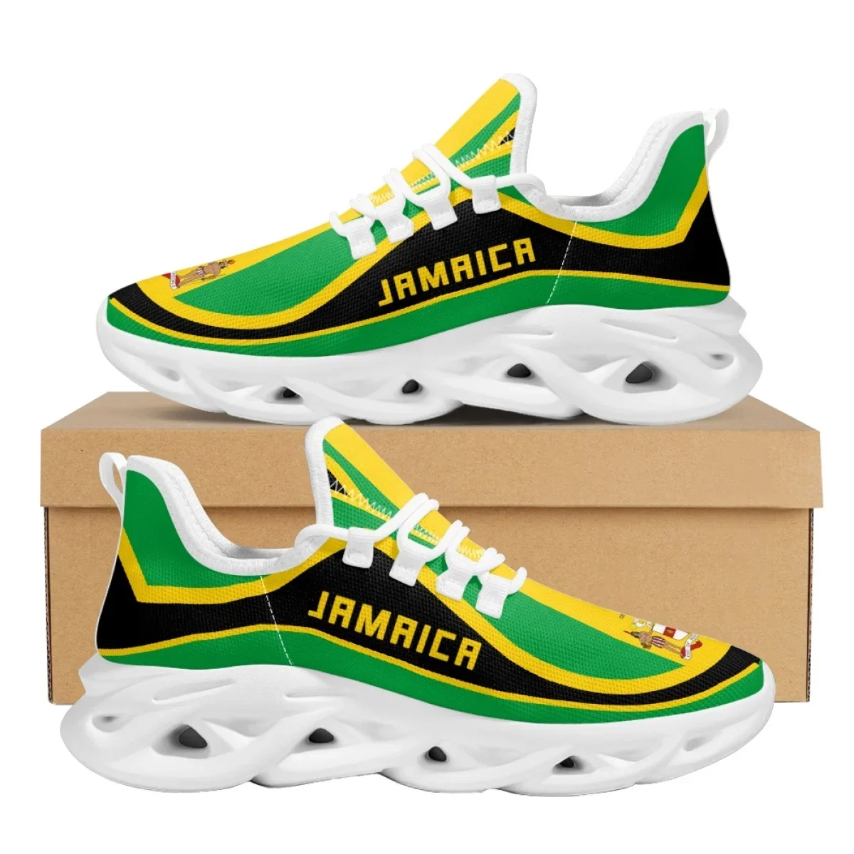 Jamaica Flag Pattern Lightweig - огляд і ціна Men Shoes Name