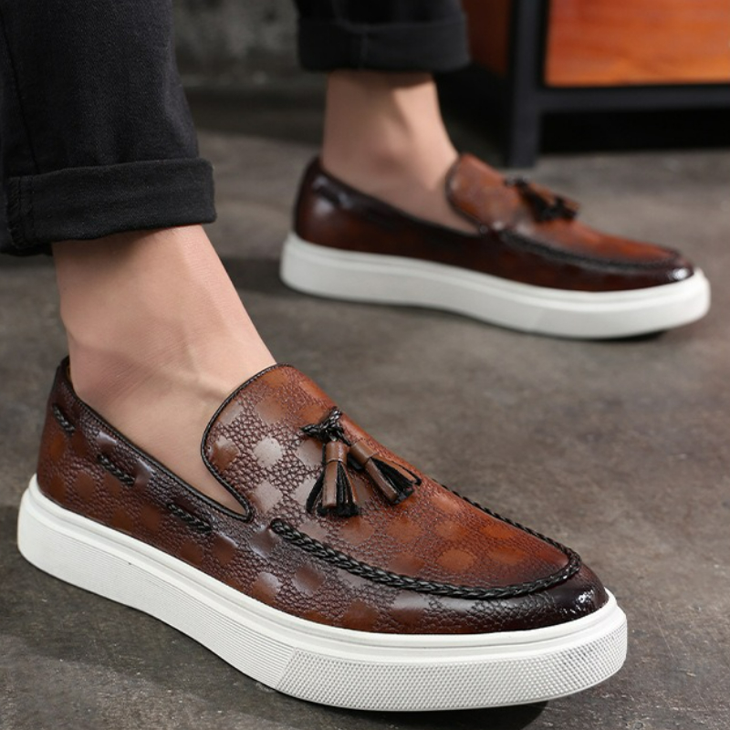 Fashion Men's Casual Leather S - огляд і ціна Boat Shoe Leather