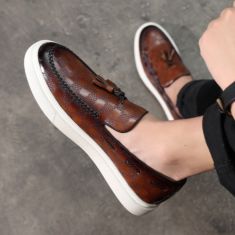 Fashion Men's Casual Leather S - огляд і ціна Boat Shoe Leather
