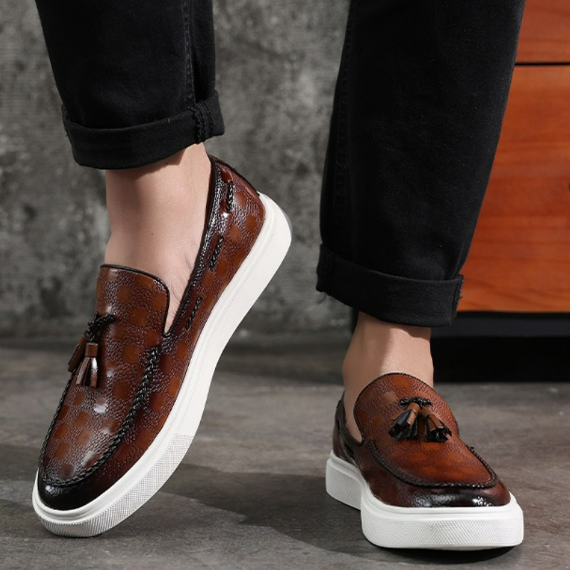 Fashion Men's Casual Leather S - огляд і ціна Boat Shoe Leather
