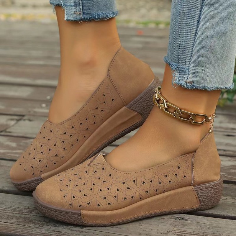 Spring Autumn Women Flats Plat - огляд і ціна Boat Shoe Leather