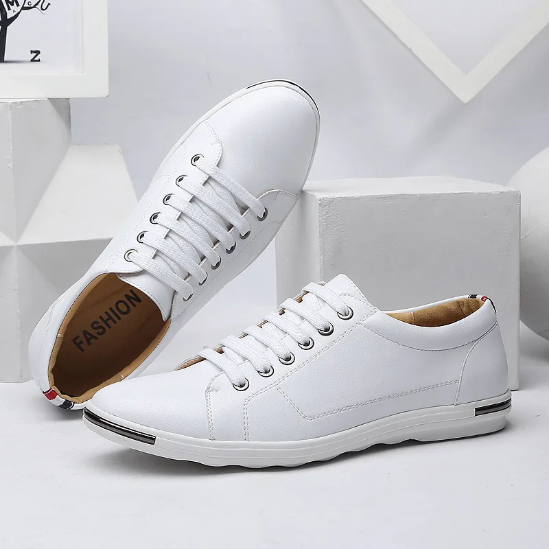 Men Size38-48 Casual Breathabl - огляд і ціна Boat Shoe Leather