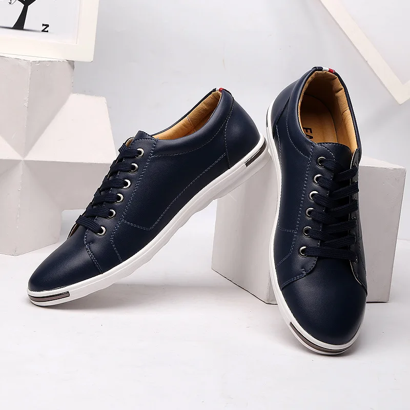 Men Size38-48 Casual Breathabl - огляд і ціна Boat Shoe Leather