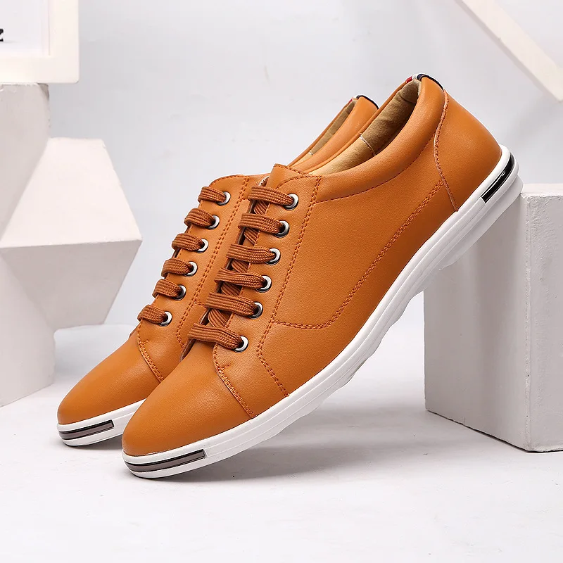 Men Size38-48 Casual Breathabl - огляд і ціна Boat Shoe Leather